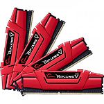 Фото DDR-4 4шт x 16GB 3600МГц G.Skill Ripjaws V Red (F4-3600C19Q-64GVRB) #3