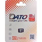 Фото microSD HC 32Gb DATO class 10 (DT_CL10/32GB-R \ DTTF032GUIC10) без переходника, #1