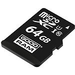 Изображение microSD XC 64Gb GOODRAM Class10 UHS-I (M1AA-0640R12) с SD переходником #1 Фото microSD XC 64Gb GOODRAM Class10 UHS-I (M1AA-0640R12) с SD переходником #1