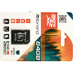 Изображение microSD XC 64Gb Mibrand UHS-I class 10 (MICDXU1/64GB-A) с переходником #1 Фото microSD XC 64Gb Mibrand UHS-I class 10 (MICDXU1/64GB-A) с переходником #1