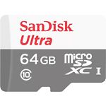 Фото microSD XC 64Gb SanDisk Ultra Class 10 UHS-I (SDSQUNR-064G-GN3MA) с SD переходником, R100MB/s #2