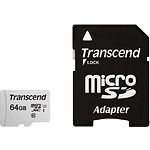 Изображение microSD XC 64Gb Transcend 300S UHS-I Class10 (TS64GUSD300S-A) с SD переходником #3 Фото microSD XC 64Gb Transcend 300S UHS-I Class10 (TS64GUSD300S-A) с SD переходником #3