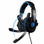 Изображение Sades SA-708 Gpower Black/Blue гарнитура #5 Фото Sades SA-708 Gpower Black/Blue гарнитура #5