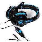 Изображение Sades SA-708 Gpower Black/Blue гарнитура #3 Фото Sades SA-708 Gpower Black/Blue гарнитура #3