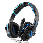 Изображение Sades SA-708 Gpower Black/Blue гарнитура #2 Фото Sades SA-708 Gpower Black/Blue гарнитура #2