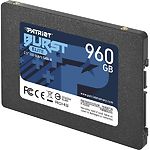 Фото SSD PATRIOT Burst Elite 960Gb 3D 2.5", SATA3 (PBE960GS25SSDR) 450/320Mb/s, TBW 800TB #2
