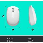 Изображение Мышка Logitech M171 Wireless Off-White (910-006867) #3 Фото Мышка Logitech M171 Wireless Off-White (910-006867) #3