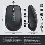 Изображение Мышка Logitech MX Anywhere 3 Graphite (910-006205) Bluetooth+Wireless #3 Фото Мышка Logitech MX Anywhere 3 Graphite (910-006205) Bluetooth+Wireless #3