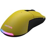 Изображение Мышка HATOR Pulsar Wireless Yellow (HTM-318) #4 Фото Мышка HATOR Pulsar Wireless Yellow (HTM-318) #4