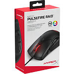 Изображение Мышка HyperX Pulsefire Raid USB Black (4P5Q3AA), USB, 11 buttons, DPI 16000, подсветка #2 Фото Мышка HyperX Pulsefire Raid USB Black (4P5Q3AA), USB, 11 buttons, DPI 16000, подсветка #2