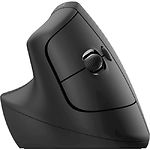 Изображение Мышка Logitech Lift Left Vertical Ergonomic Wireless/Bluetooth Graphite (910-006474) #3 Фото Мышка Logitech Lift Left Vertical Ergonomic Wireless/Bluetooth Graphite (910-006474) #3