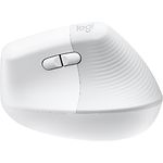 Изображение Мышка Logitech Lift Vertical Ergonomic Wireless/Bluetooth White/Grey (910-006496) #3 Фото Мышка Logitech Lift Vertical Ergonomic Wireless/Bluetooth White/Grey (910-006496) #3