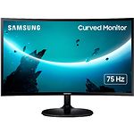 Фото SAMSUNG 24" LS24C360EAIXCI Curved VA 1920x1080, 4мс, 250 кд/м2, 3000:1, 75Гц, VGA/HDMI, Аудиовыход
