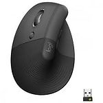 Изображение Мышка Logitech Lift Vertical Ergonomic Wireless/Bluetooth Graphite/Black (910-006494) Фото Мышка Logitech Lift Vertical Ergonomic Wireless/Bluetooth Graphite/Black (910-006494)