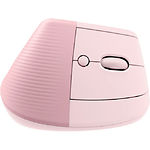 Изображение Мышка Logitech Lift Vertical Ergonomic Wireless/Bluetooth Rose/Dark Rose (910-006478) #4 Фото Мышка Logitech Lift Vertical Ergonomic Wireless/Bluetooth Rose/Dark Rose (910-006478) #4