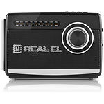 Фото REAL-EL X-510 black (EL121800003) портативный радиоприёмник 3Вт, USB, microSD,FM, Li-Ion аккум #9