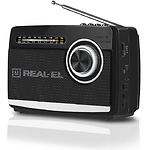 Фото REAL-EL X-510 black (EL121800003) портативный радиоприёмник 3Вт, USB, microSD,FM, Li-Ion аккум #8