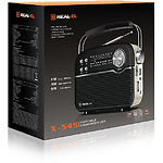 Фото REAL-EL X-545 black (EL121800005) портативный радиоприёмник 3Вт, BT,USB, microSD,FM, Li-Ion аккум #1