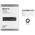 Фото Клавиатура REAL-EL M 13 (EL123100045) Mechanical USB, grey #2