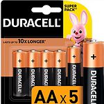 Изображение Батарейка DURACELL LR06 MN1500 AA (5006188) блистер (4+1) шт. Фото Батарейка DURACELL LR06 MN1500 AA (5006188) блистер (4+1) шт.