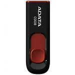 Фото USB Flash 64Gb A-DATA C008 Black-Red (AC008-64G-RKD) #1