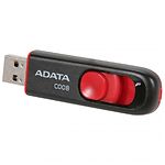 Фото USB Flash 64Gb A-DATA C008 Black-Red (AC008-64G-RKD) #3