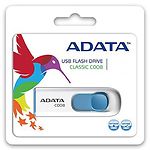 Фото USB Flash 64Gb A-DATA C008 White+Blue (AC008-64G-RWE) #4