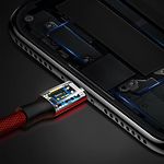 Изображение Кабель Baseus CALYW-09 Yiven USB/Lightning 1.2M Red #7 Фото Кабель Baseus CALYW-09 Yiven USB/Lightning 1.2M Red #7