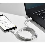 Изображение Кабель Baseus TZCAMZJ-02 Simple Wisdom Kit, комплект 2шт, USB/Micro-USB 1.5м White 2.1A #2 Фото Кабель Baseus TZCAMZJ-02 Simple Wisdom Kit, комплект 2шт, USB/Micro-USB 1.5м White 2.1A #2