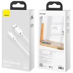 Изображение Кабель Baseus TZCAMZJ-02 Simple Wisdom Kit, комплект 2шт, USB/Micro-USB 1.5м White 2.1A #3 Фото Кабель Baseus TZCAMZJ-02 Simple Wisdom Kit, комплект 2шт, USB/Micro-USB 1.5м White 2.1A #3