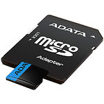 Фото microSD HC 32Gb A-DATA Premier UHS-I A1 Class10 (AUSDH32GUICL10A1-RA1) с SD переходником, R-85Mb/s #1