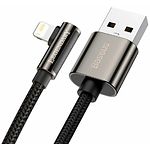 Фото Кабель Baseus CALCS-A01 Legend Series Elbow Fast Charging Data Cable USB/Lightning 2м Black 2.4A #1
