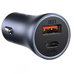 Изображение Автомобильное ЗУ Baseus CCJD-0G Black, USB-A+Type-C, 40W, QC3.0 #2 Фото Автомобильное ЗУ Baseus CCJD-0G Black, USB-A+Type-C, 40W, QC3.0 #2