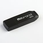 Фото USB Flash 64Gb Mibrand Mink Black (MI2.0/MI64P4B)