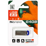Фото USB Flash 64Gb Mibrand Falcon Blue (MI2.0/FA64U7U)