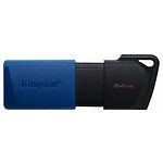 Фото USB Flash 64GB KINGSTON DataTraveler Exodia M USB3.2 Gen1 Black/Blue (DTXM/64GB)