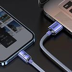Изображение Кабель Baseus CAJY000005 Crystal Shine Fast Charging Data Cable USB/Lightning, 1.2м, Purple, 2.4A #6 Фото Кабель Baseus CAJY000005 Crystal Shine Fast Charging Data Cable USB/Lightning, 1.2м, Purple, 2.4A #6