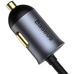 Изображение Автомобильное ЗУ Baseus CCBT-B0G Gray 3*USB+Type-C, Fast Charge, 120W #2 Фото Автомобильное ЗУ Baseus CCBT-B0G Gray 3*USB+Type-C, Fast Charge, 120W #2