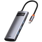 ХАБ Baseus CAHUB-CX0G USB3.1 Type-C --> HDMI + 3 * USB3.0-A + Type-C PD) - фото