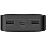 Изображение Внешний аккумулятор Power Bank Baseus (PPBD050101) Bipow 20000mAh 15W Black #3 Фото Внешний аккумулятор Power Bank Baseus (PPBD050101) Bipow 20000mAh 15W Black #3