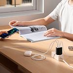 Изображение Сетевое ЗУ Baseus CCXJ020101 Black, 3*USB-A, 17W #5 Фото Сетевое ЗУ Baseus CCXJ020101 Black, 3*USB-A, 17W #5
