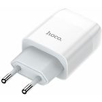 Изображение Сетевое ЗУ Hoco C73A Glorious dual White (6931474712912) , 2*USB-A, 2.4А #1 Фото Сетевое ЗУ Hoco C73A Glorious dual White (6931474712912) , 2*USB-A, 2.4А #1