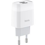 Изображение Сетевое ЗУ Hoco C73A Glorious dual White (6931474712912) , 2*USB-A, 2.4А #2 Фото Сетевое ЗУ Hoco C73A Glorious dual White (6931474712912) , 2*USB-A, 2.4А #2