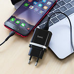 Изображение Сетевое ЗУ Hoco C12Q Black (6931474716279) , 1*USB-A, QC, 3А + Cable micro-USB #4 Фото Сетевое ЗУ Hoco C12Q Black (6931474716279) , 1*USB-A, QC, 3А + Cable micro-USB #4