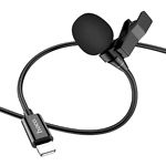 Фото Микрофон HOCO L14 Lightning Lavalier Black (6931474761149) петличный #3