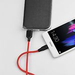 Изображение Кабель HOCO X21 Black-Red (6957531071396) USB/Micro-USB, 1м, 2A, silicone+TPE #1 Фото Кабель HOCO X21 Black-Red (6957531071396) USB/Micro-USB, 1м, 2A, silicone+TPE #1