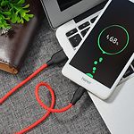Изображение Кабель HOCO X21 Black-Red (6957531071396) USB/Micro-USB, 1м, 2A, silicone+TPE #3 Фото Кабель HOCO X21 Black-Red (6957531071396) USB/Micro-USB, 1м, 2A, silicone+TPE #3