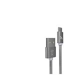 Изображение Кабель HOCO X2 Tarnish (6957531032205) USB/Micro-USB, 1м, 2.4A, nylon+aluminum Фото Кабель HOCO X2 Tarnish (6957531032205) USB/Micro-USB, 1м, 2.4A, nylon+aluminum