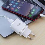Изображение Сетевое ЗУ Hoco C12Q White (6931474716286) , 1*USB-A, QC, 3А + Cable micro-USB #3 Фото Сетевое ЗУ Hoco C12Q White (6931474716286) , 1*USB-A, QC, 3А + Cable micro-USB #3