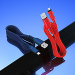 Изображение Кабель HOCO X59 Red (6931474744906) USB/Micro-USB, 1м, 2.4A, nylon+TPE #2 Фото Кабель HOCO X59 Red (6931474744906) USB/Micro-USB, 1м, 2.4A, nylon+TPE #2